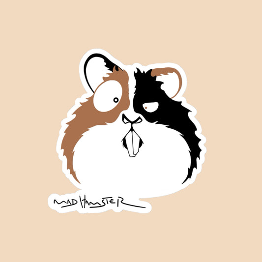 Mad Hamster Sticker